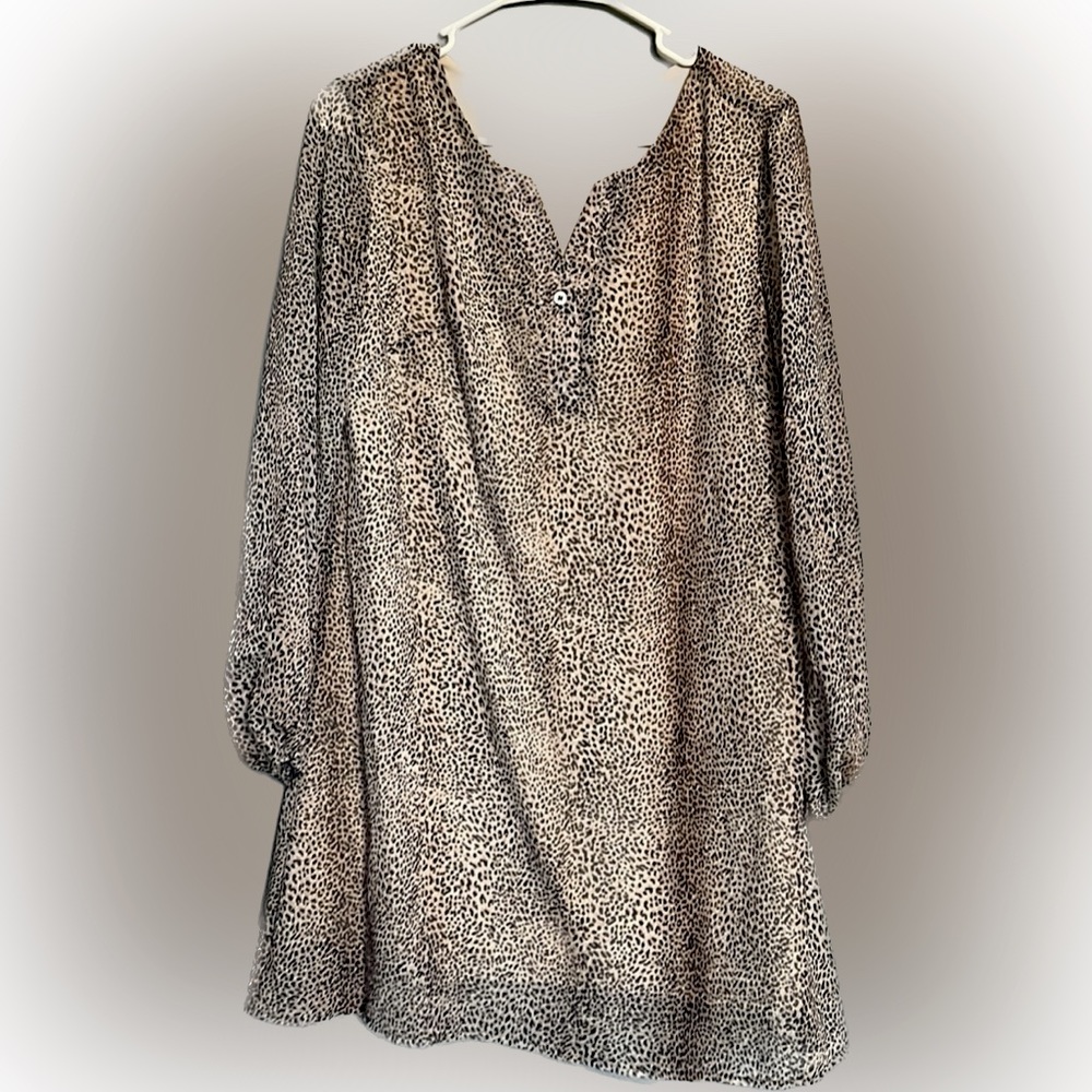 Flowy Cheetah Dress